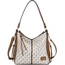 Lavie Textured Structured Hobo Bag with Tasselled-picture-8