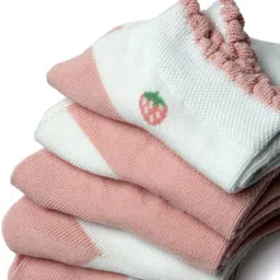 N2S NEXT2SKIN Kids Pack Of 3 Patterned Ankle-Length Socks image 3