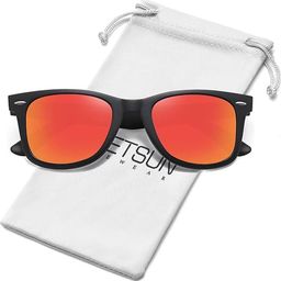Arzonai Unisex Black & Orange Shade Sunglasses-picture-38