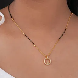 TKRB SALES Gold-Plated Artificial Stones and Beads Mangalsutra-picture-26