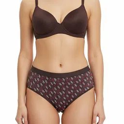 FiveFlag Pack Of 3 Printed Mid-Rise Hipster Briefs image 3