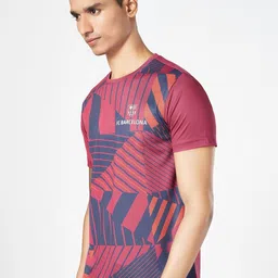 SF JEANS by Pantaloons Men Graphic Printed Round Neck Slim Fit T-shirt image 3