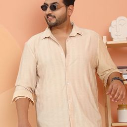 Instafab Plus Geometric Self Design Comfort Relaxed Fit Shirt-picture-10