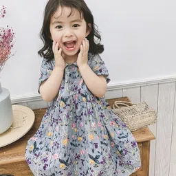 LULU & SKY Floral Print Fit & Flare Dress image 2