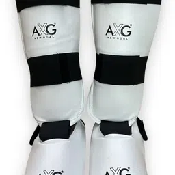 axg new goal AXG Mega Taekwondo Combo (Medium) with Duffel cum Backpack for age 9 to 15yrs Boxing Kit image 4