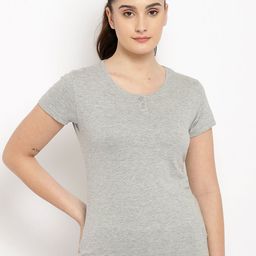 appulse Women Henley Neck Extended Sleeves Pockets Slim Fit T-shirt-picture-6