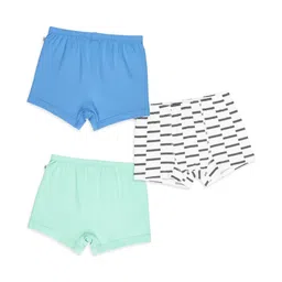 You Got Plan B Boys Pack Of 3 Printed Pure Cotton Mid-Rise Boxers image 3