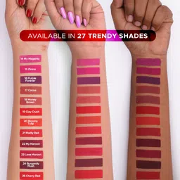 Hilary Rhoda Matte Love Non-Transfer Water-Proof Liquid Lipstick - 5ml - Talk Blush 07 image 2