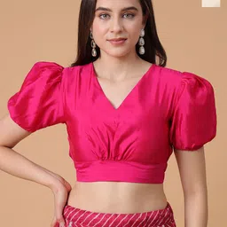 Frolic Rolic Pack Of 2 V-Neck Puff Sleeves Blouse-image-89