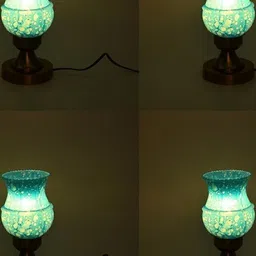 1ST TIME Blue Glass Cylinder Table Lamps-image-38