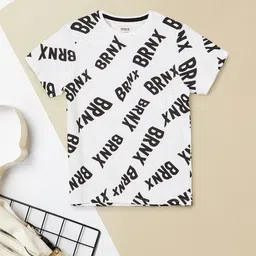 max Boys Typography Printed Round Neck Pure Cotton T-shirt-picture-35