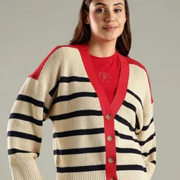 Tommy Hilfiger Women Striped Cardigan-picture-36