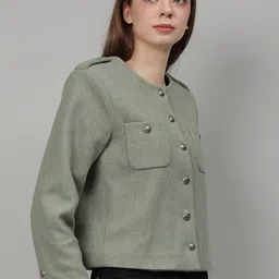 Fashion Gaiia Women Knitted Tailored Jacket-image-74