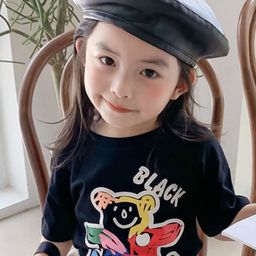 LULU & SKY Girls Printed Extended Sleeves Pockets T-shirt-picture-3