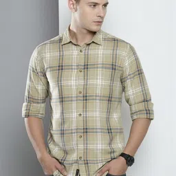 Mast & Harbour Men Standard Tartan Checks Checked Casual Shirt-picture-19