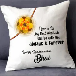 SKYTRENDS White Abstract Satin Square Cushion Cover image 4