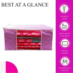 AMAK INC Pink Fabric Multi-Utility Wardrobe Organisers image 5