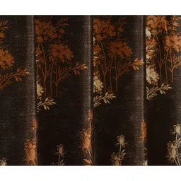 GEET CREATIONS Brown & Beige Set of 2 Ethnic Motifs Room Darkening Window Curtain image 4