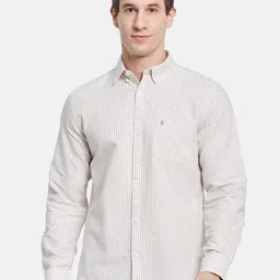 METTLE Men Multi Stripes Opaque Striped Casual Shirt-image-72