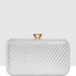 ESBEDA Textured Shoulder Strap Box Clutch image 2