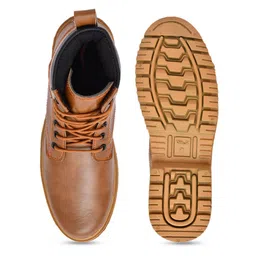 ARIWA Men Casual Block-Heeled Regular Boots image 3