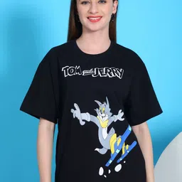 Dreambe Women Typography Printed Drop-Shoulder Sleeves T-shirt-picture-20