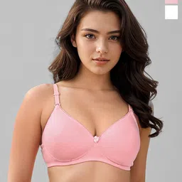 LUX VENUS Set of 2 Full Coverage Lightly Padded Cotton Everyday Bra with All Day Comfort image 1