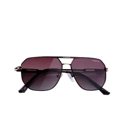 HASHTAG EYEWEAR Unisex Oversized Sunglasses with Polarised & UV Protect Lens SGHT54_07_C3 image 4