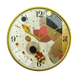 Aura Multicoloured Printed Contemporary Wall Clock-picture-26