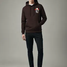 BENNY BROOKS Men Printed Hooded Sweatshirt image 2