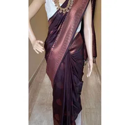Moda Rapido Woven Design Zari Pure Silk Handloom Banarasi Saree-picture-24