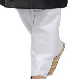 Exotic India Men Floral Embroidered Cotton Kurta with Pyjama image 3