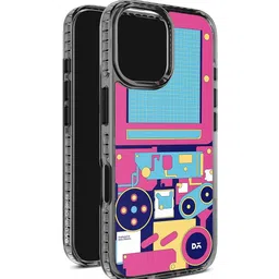 DailyObjects Geometric Printed iPhone 16 Back Case Mobile Accessories image 4