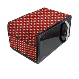 The Furnishing Tree Waterproof & Dustproof PVC Microwave Oven Top Cover with 6 Utility Pockets Frie-picture-30