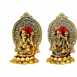 Navyaksh Gold Metal Religious Idol Showpiece image 4