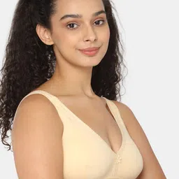 intimacy LINGERIE Full Coverage Cotton Workout Bra With All Day Comfort image 4