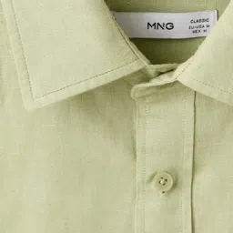 MANGO MAN Linen Cotton Casual Shirt image 2