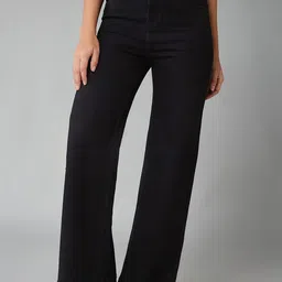 DOLCE CRUDO Women Bootcut High-Rise Stretchable Jeans-image-63
