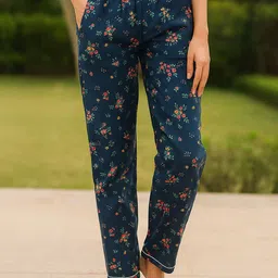 ETC Pack Of 2 Printed Mid-Rise Lounge Pants image 3