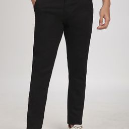 R&B Men Skinny Fit Mid-Rise Cotton Trousers-picture-7