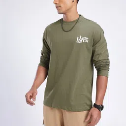 glitchez Oversized Graphic Printed T-shirt image 2