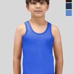 AMUL COMFY Boy Pack Of 6 Pure Cotton Innerwear Vests-picture-31