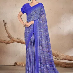 KALINI Poly Chiffon Saree-image-48