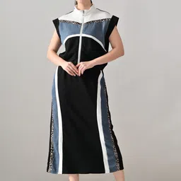 ANNY Embellished Round Neck Top & Skirt Co-Ord Set-picture-12