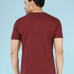 NOBLE HUSTLE Men Graphic Printed Round Neck Cotton T-shirt image 5