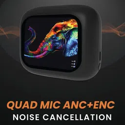 JUST CORSECA  True Wireless Earbuds with Dual ENC & Digital Display Headphones image 2