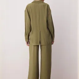 Trendyol Long Sleeves Pure Modal Shirt With Trouser image 4