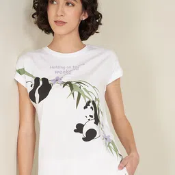 Dreamz by Pantaloons Printed Pure Cotton Lounge T-Shirt-image-61