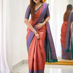 AMRUTKALA SAREES Woven Design Designer Banarasi Saree image 5