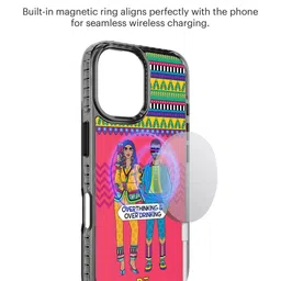 DailyObjects Geometric Printed iPhone 16 Back Case Mobile Accessories image 2